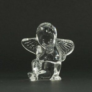 Baccarat Crystal Cherub Angel Blowing Kiss